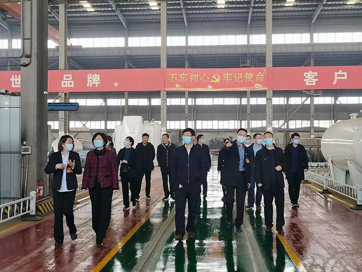 安陽市委組織部領導蒞臨華泰智能裝備集團調研指導工作